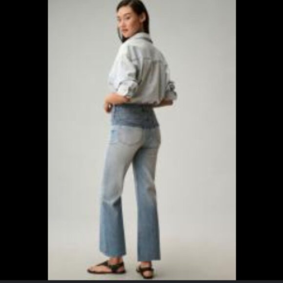 Brand New The Annie High-Rise Straight-Leg Jeans by Pilcro - Picture 2 of 13